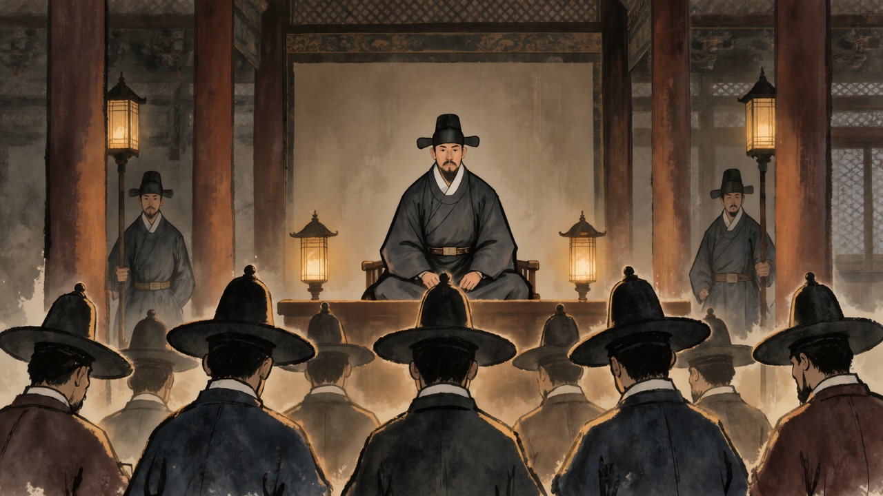 정조유신 10화 제12장 오회연교(五晦筵敎) — 전환컷
